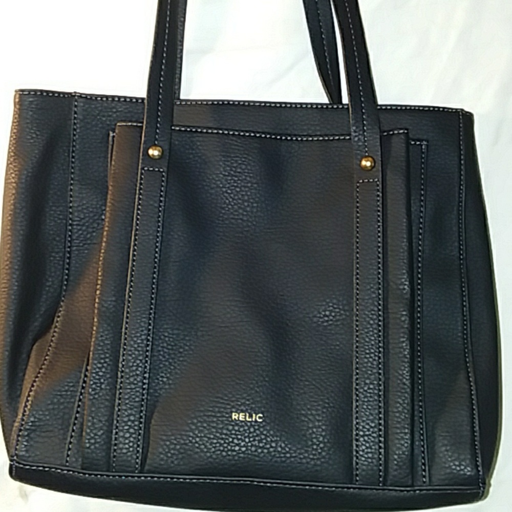 RELIC black shopper tote